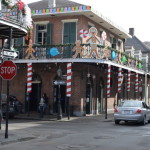 Christmas Decorations in the French Quarter of New Orleans