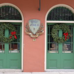 Christmas Decorations in the French Quarter of New Orleans