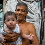 Family in Klong Toey Slum
